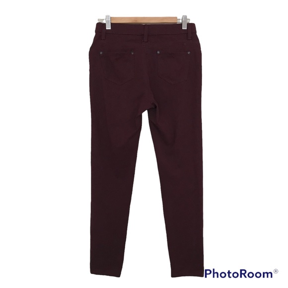 Suko Jeans Burgundy Skinny Pants Jegging - Picture 4 of 9